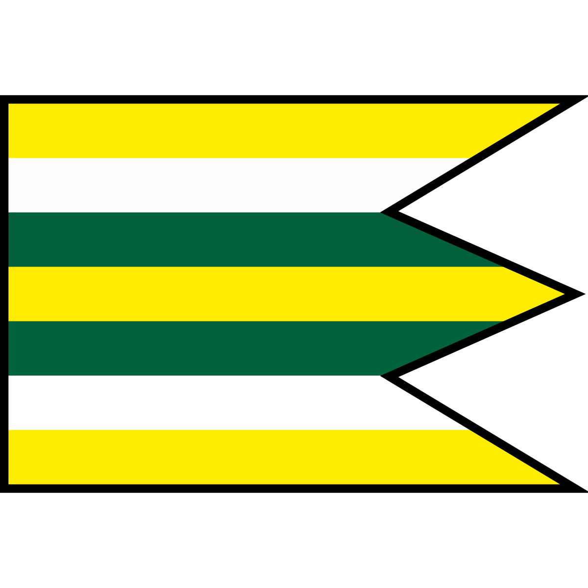 Flag of Husák, Region of Košice