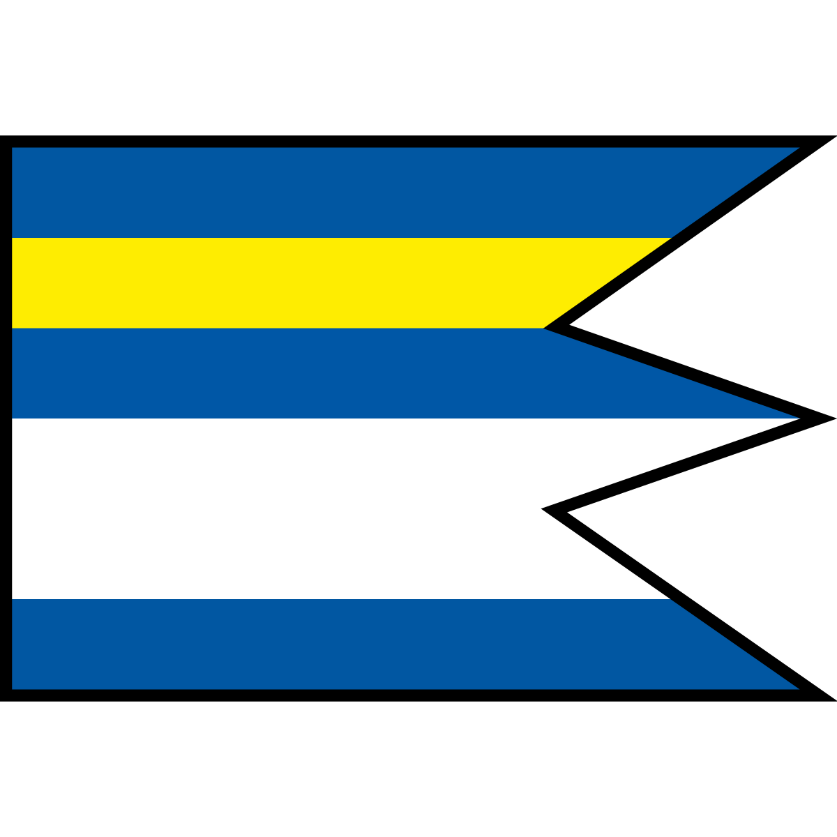 Flag of Ihráč, Region of Banská Bystrica