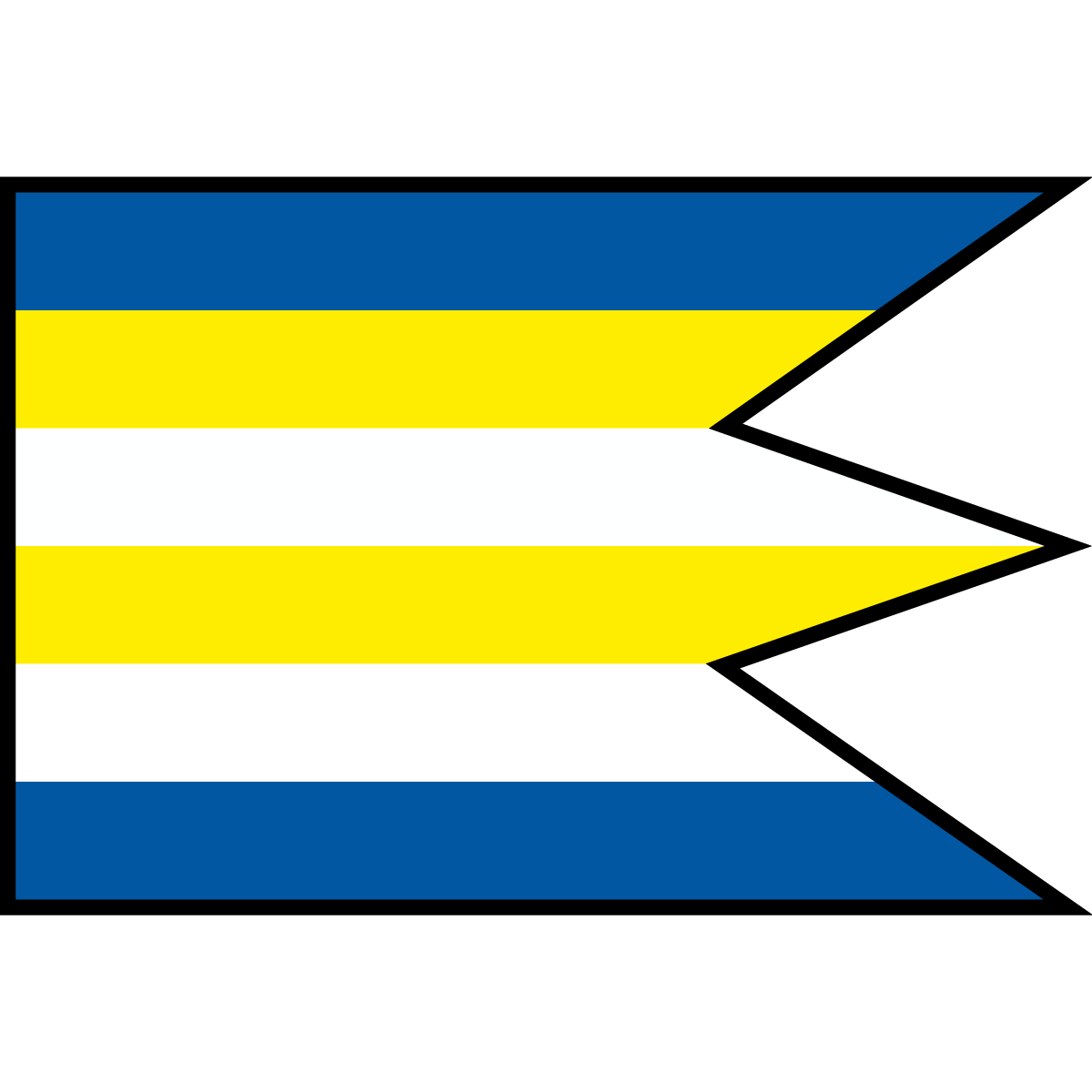 Flag of Iňačovce, Region of Košice