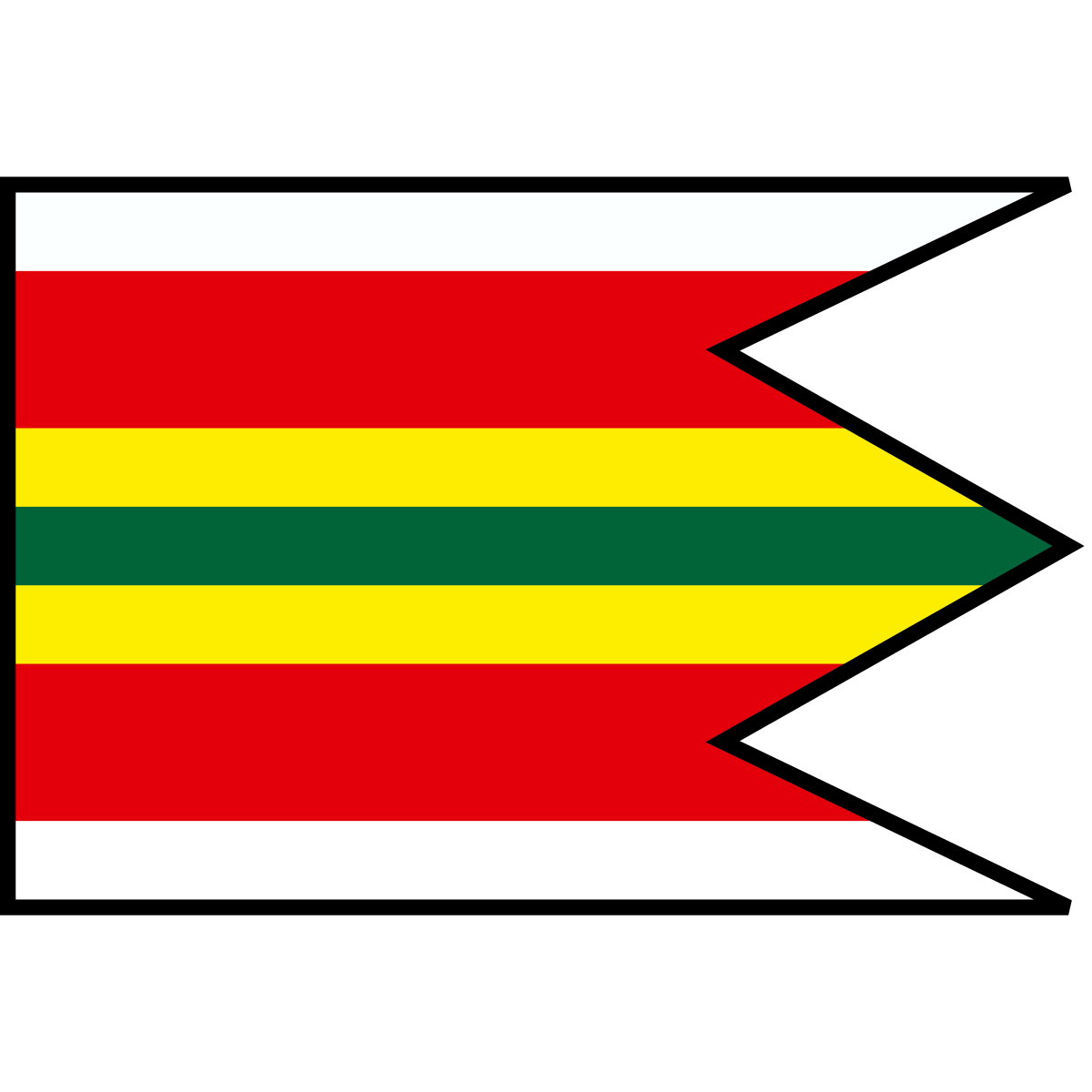 Flag of Istebné, Region of Žilina