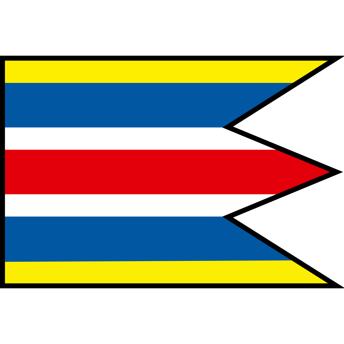 Flag of Ivančiná, Region of Žilina