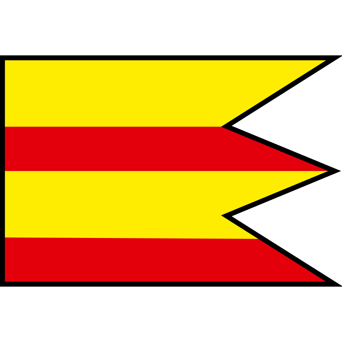 Flag of Ivanka pri Nitre, Region of Nitra