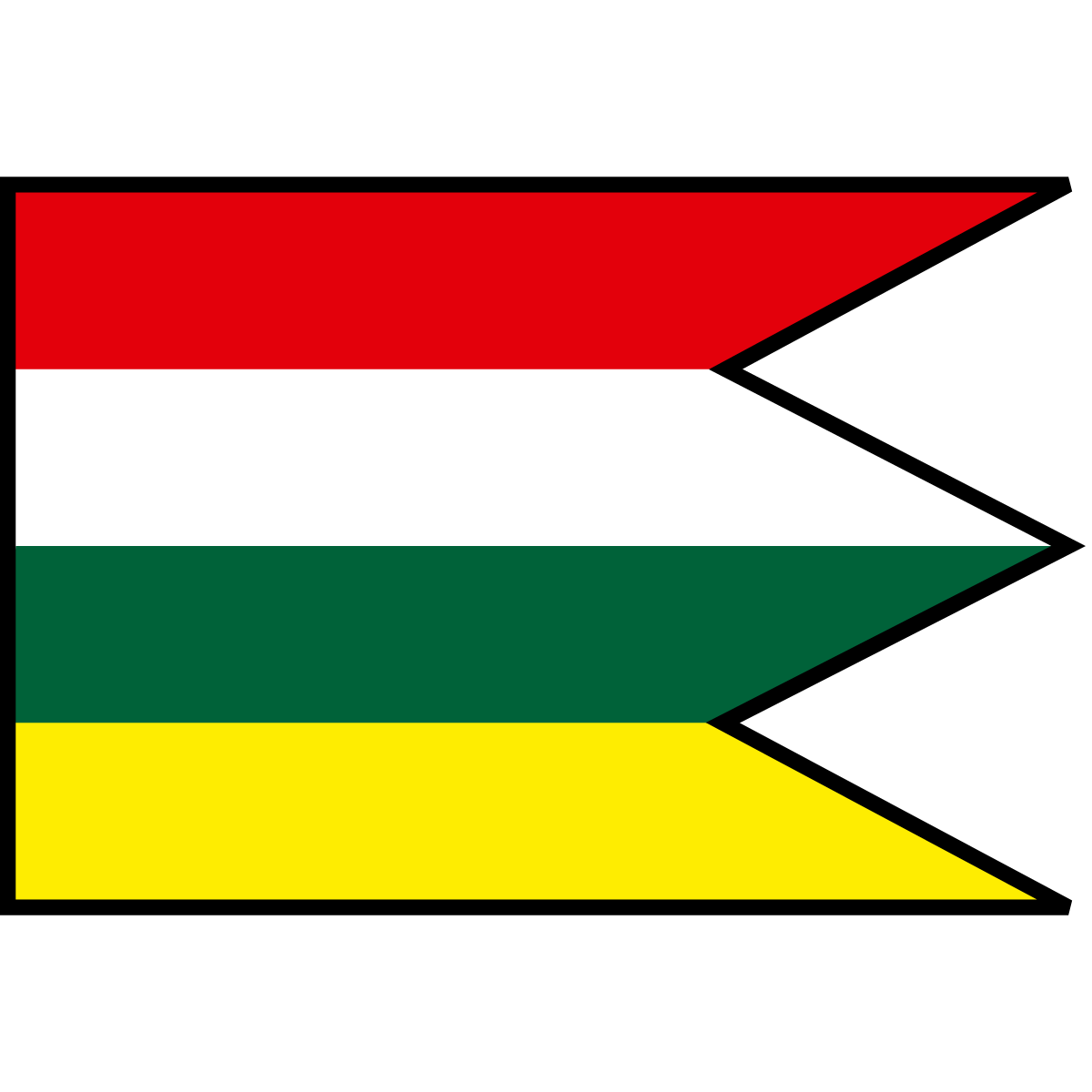 Flag of Ivanovce, Region of Trenčín