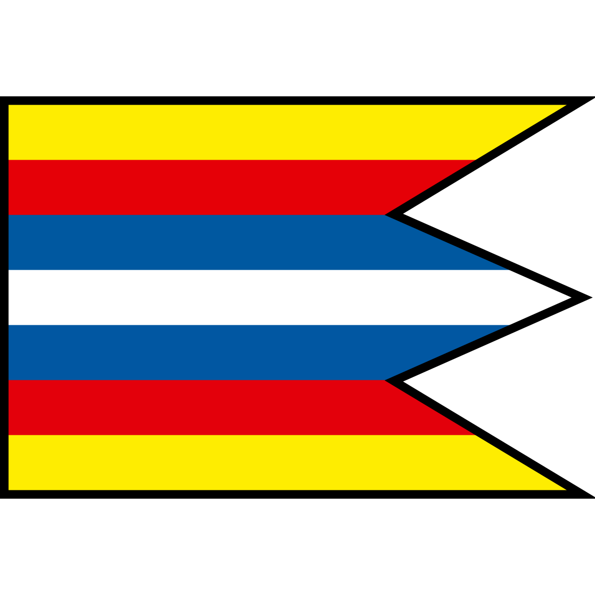 Flag of Jablonec, Region of Bratislava