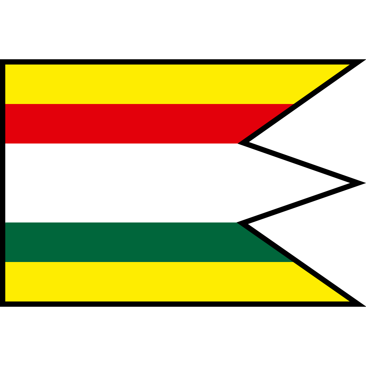Flag of Jánošíkovo, Region of Nitra