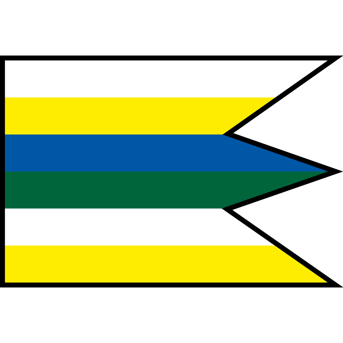 Flag of Janov, Region of Prešov
