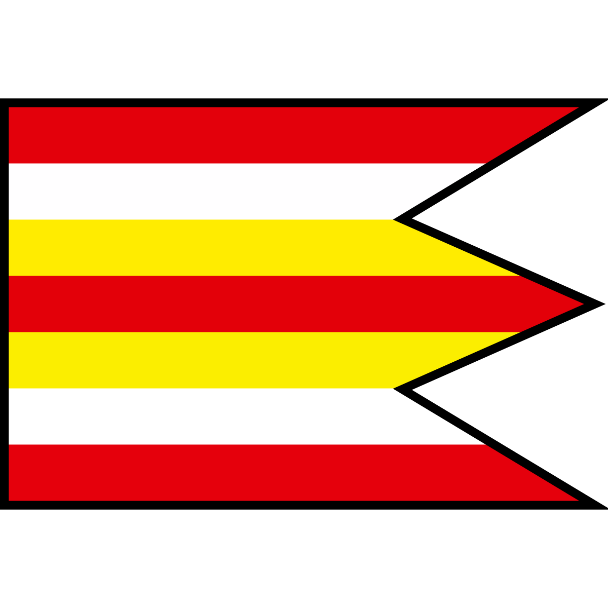 Flag of Jasenie, Region of Banská Bystrica