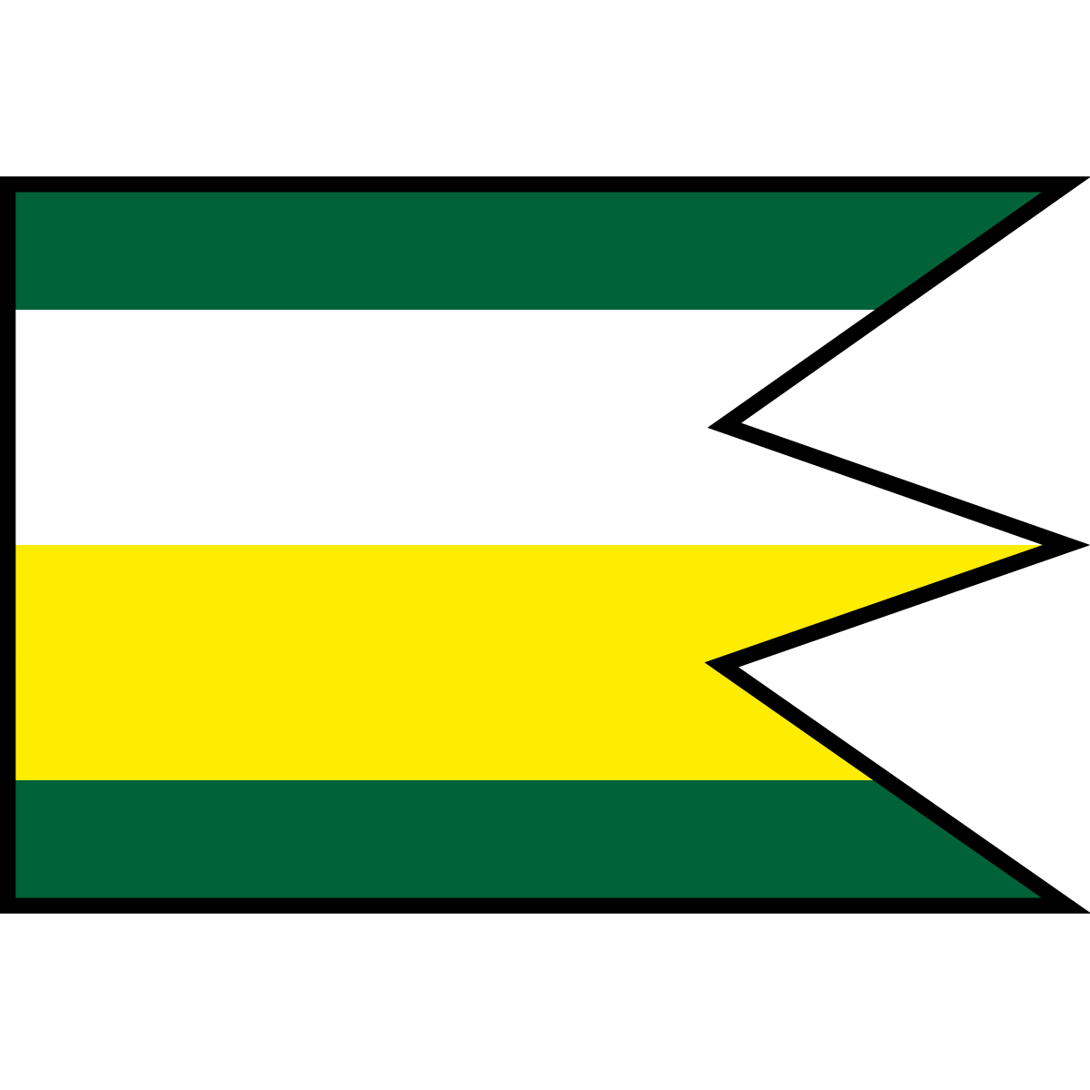 Flag of Jasenov, Region of Prešov