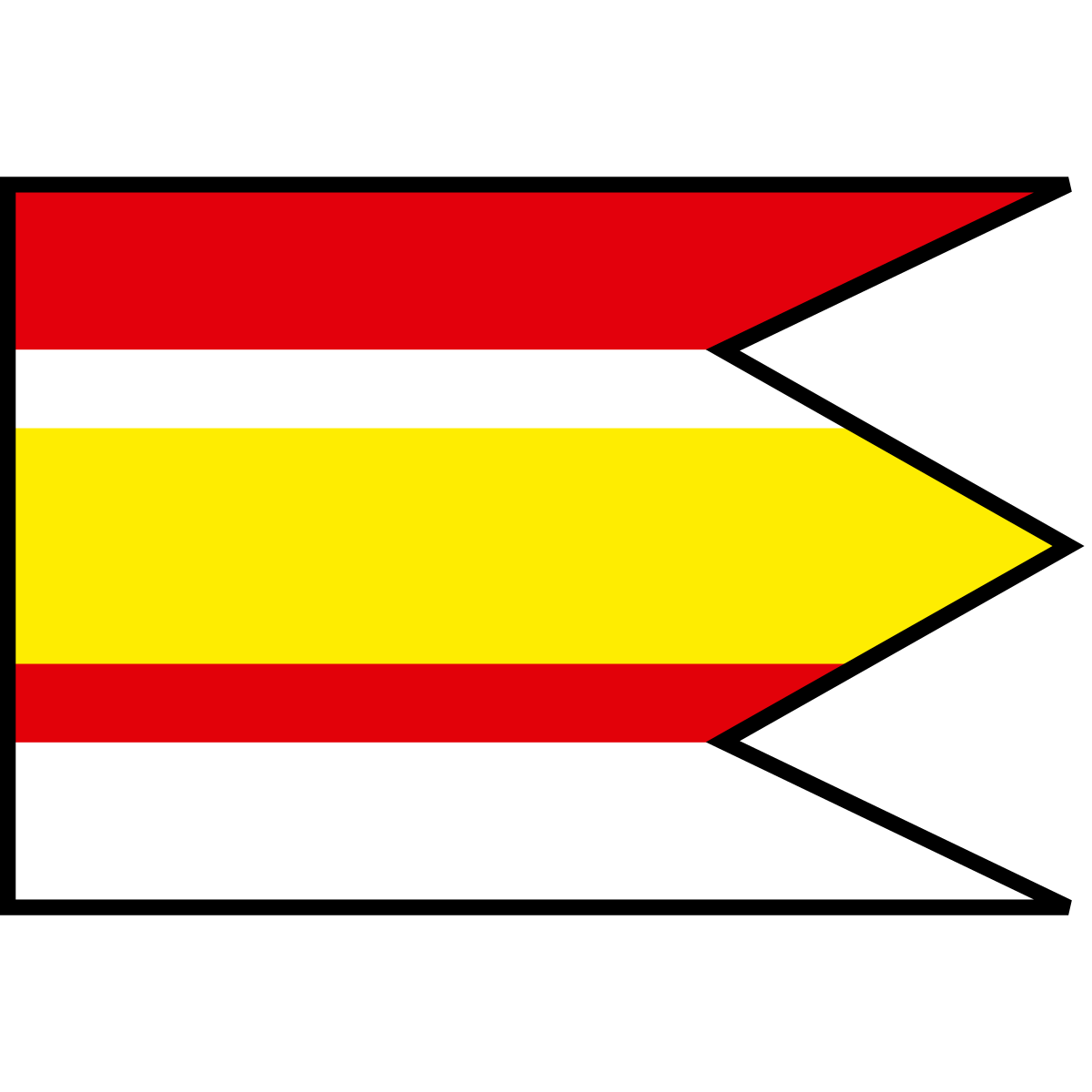 Flag of Jastrabie, Region of Trenčín