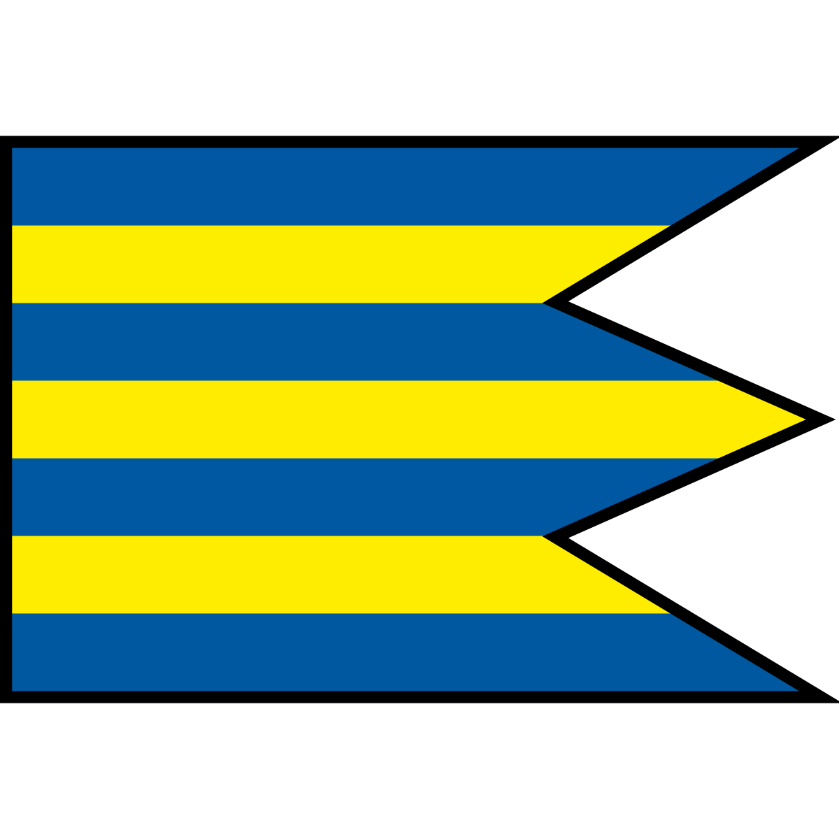 Flag of Jazernica, Region of Žilina
