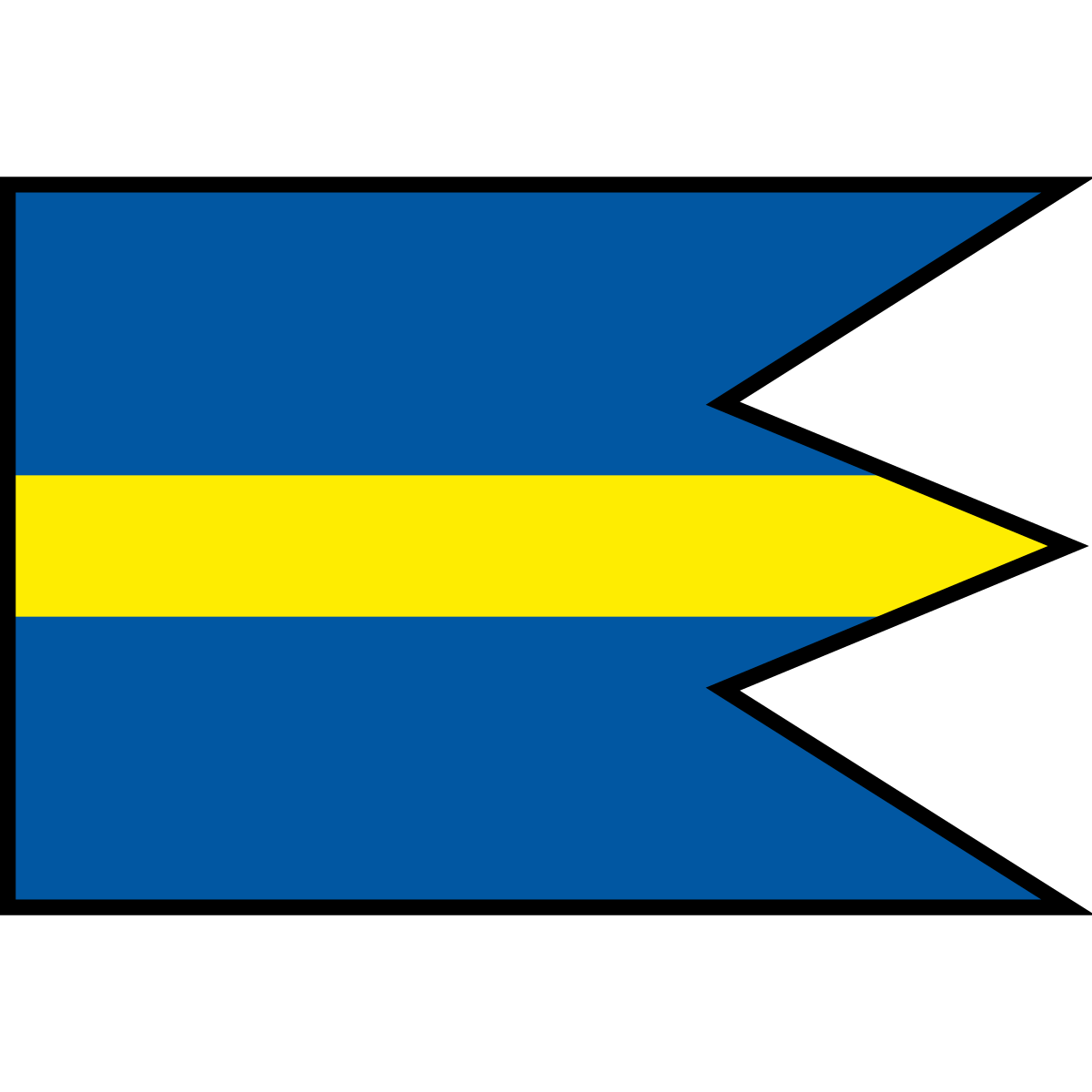 Flag of Jelenec, Region of Nitra