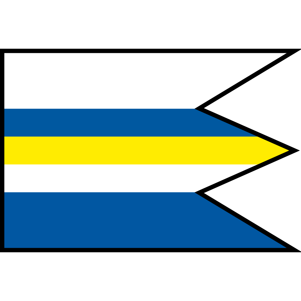 Flag of Jovsa, Region of Košice