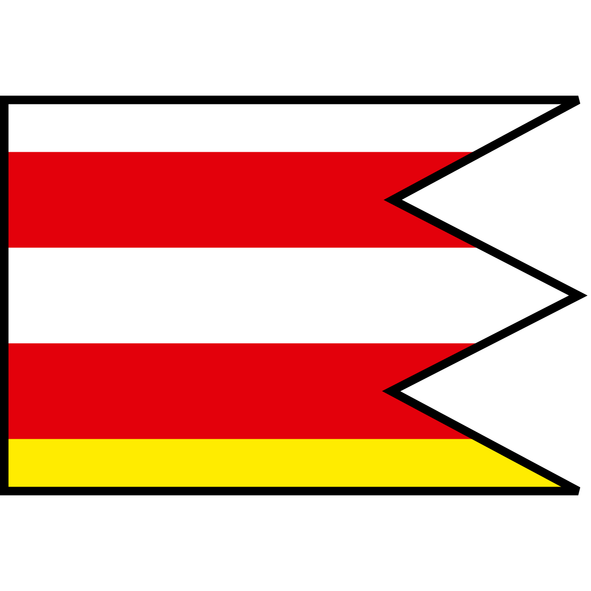 Flag of Jur, Region of Prešov