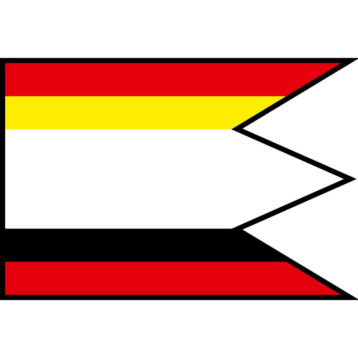 Flag of Jurské, Region of Prešov