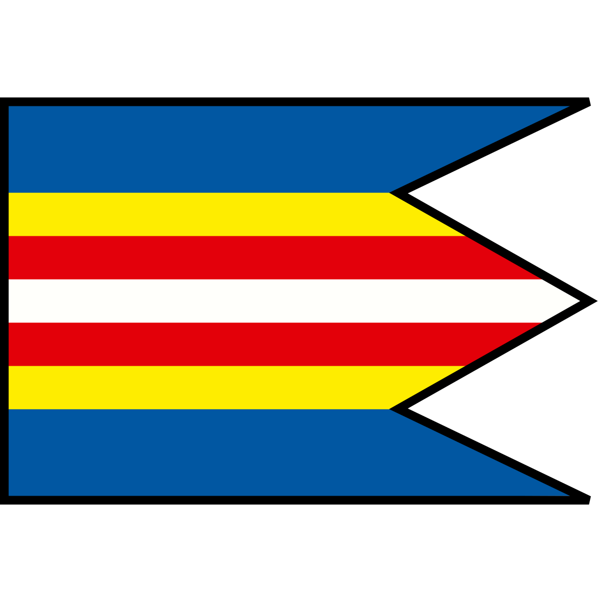 Flag of Kaľamenová, Region of Žilina