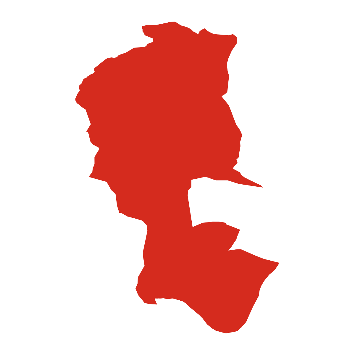 Kalameny city boundary