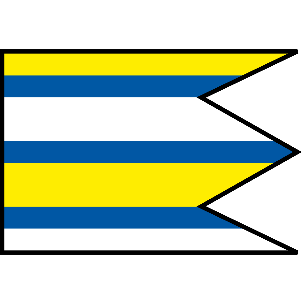 Flag of Kalameny, Region of Žilina