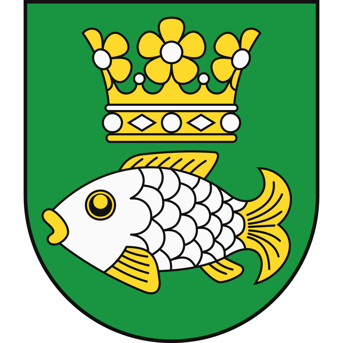 Coat of arms of Kálnica, Region of Trenčín