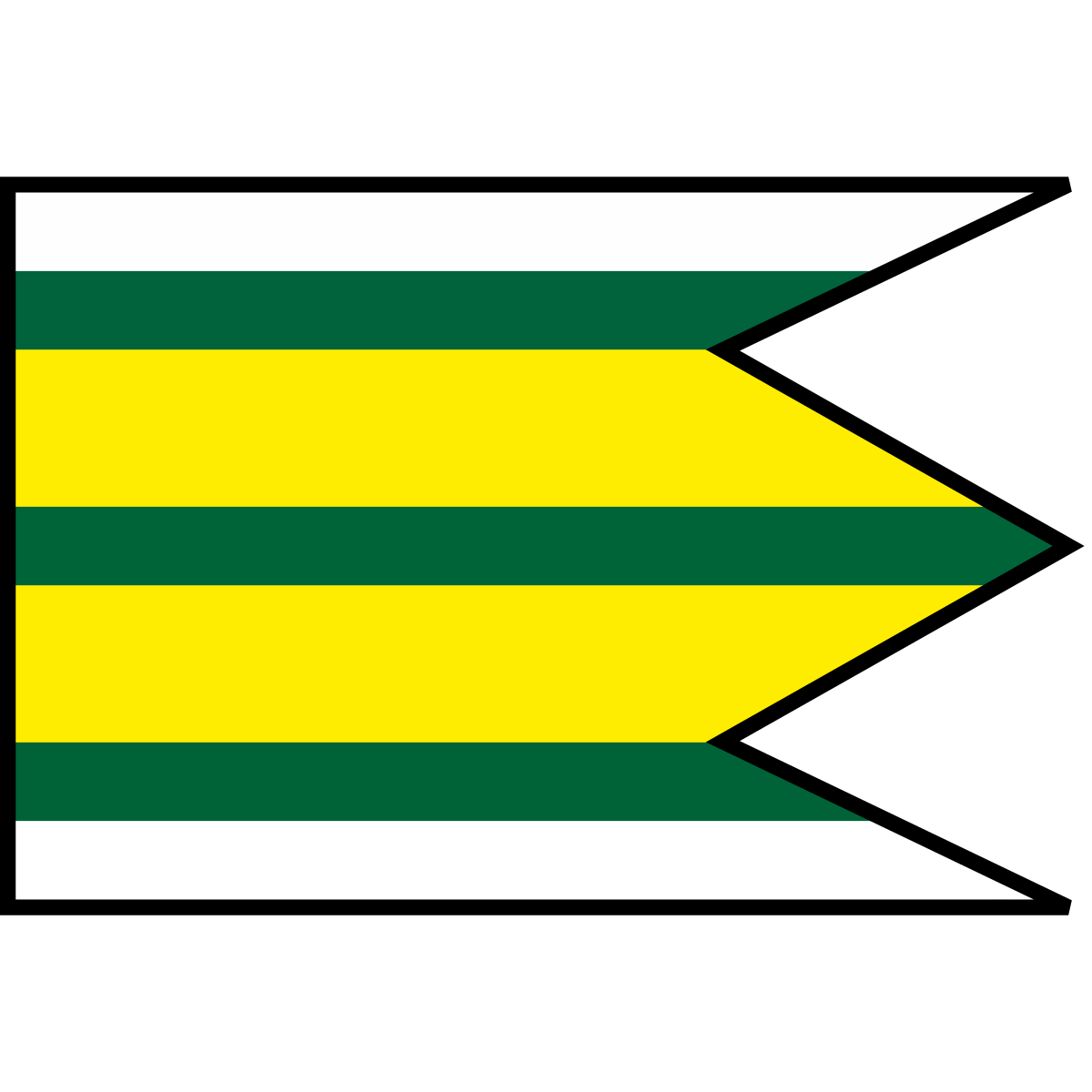 Flag of Kalonda, Region of Banská Bystrica