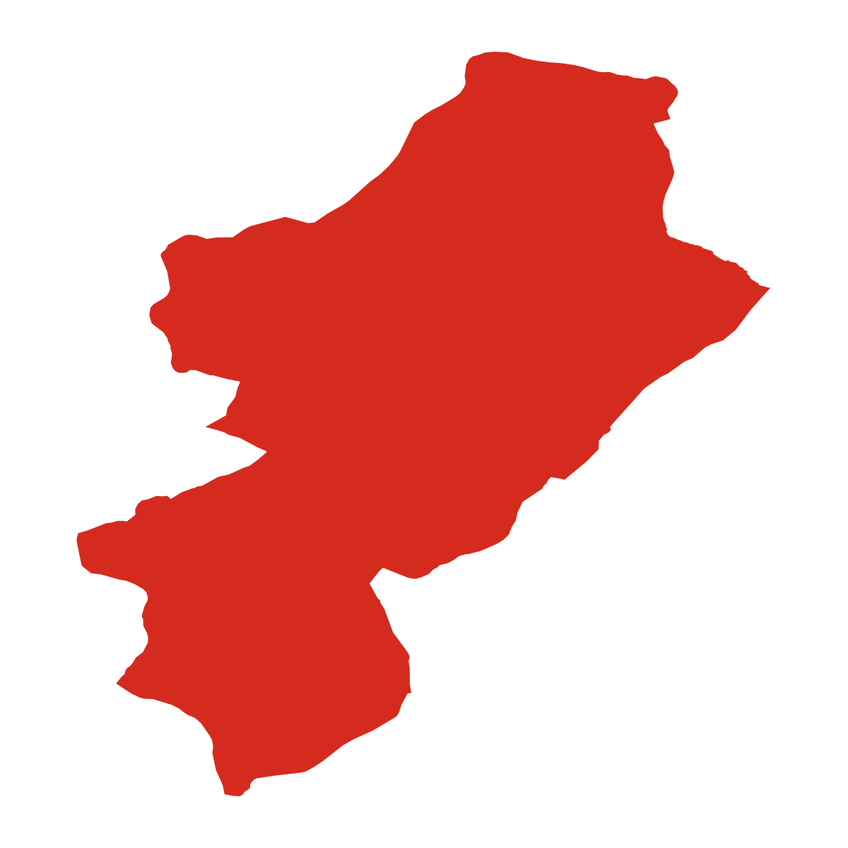 Kaloša city boundary