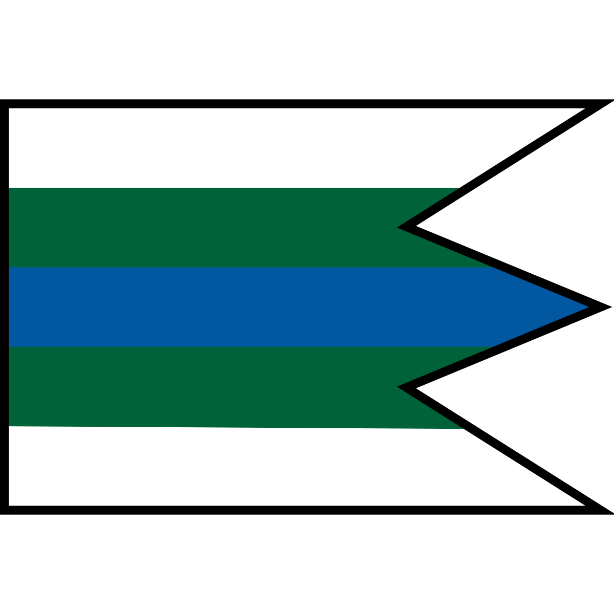 Flag of Kaloša, Region of Banská Bystrica