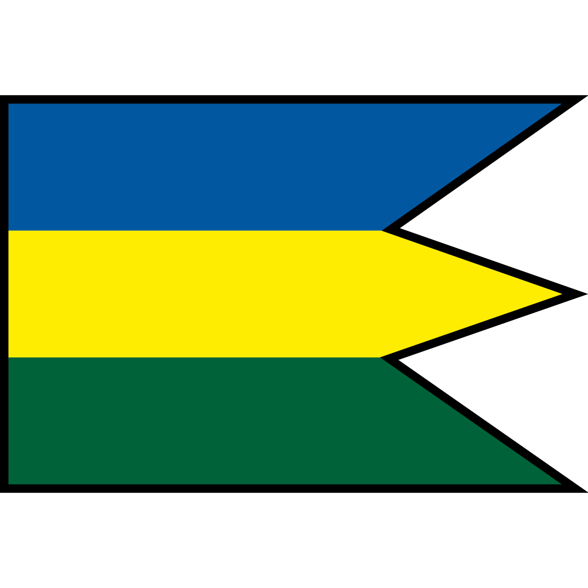 Flag of Kamenica nad Hronom, Region of Nitra