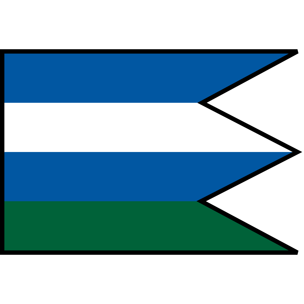 Flag of Kamenná Poruba, Region of Prešov