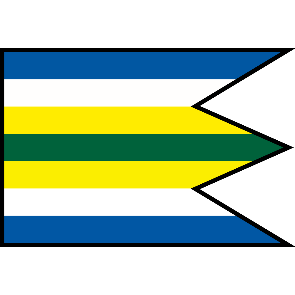 Flag of Kamienka, Region of Prešov