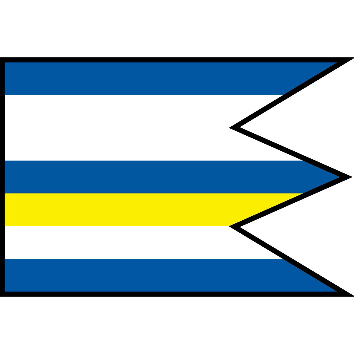 Flag of Kapince, Region of Nitra