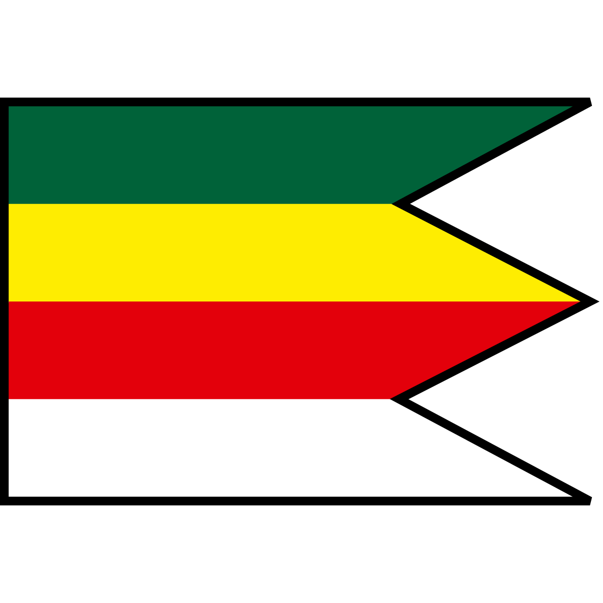 Flag of Kapušany, Region of Prešov