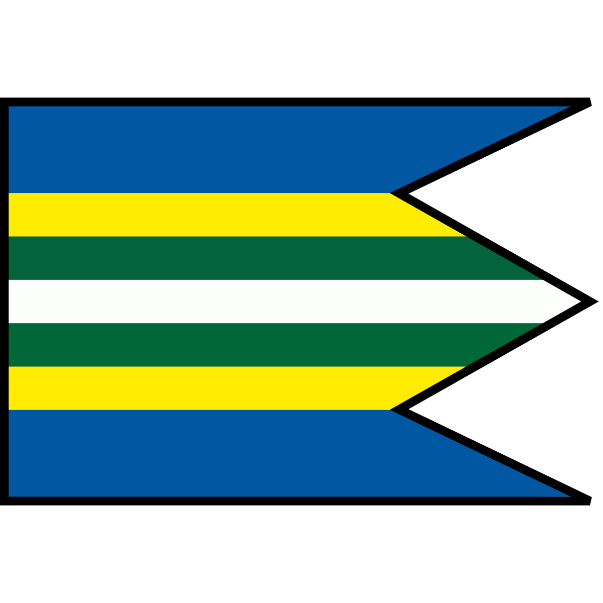 Flag of Kapušianske Vojkovce, Region of Košice