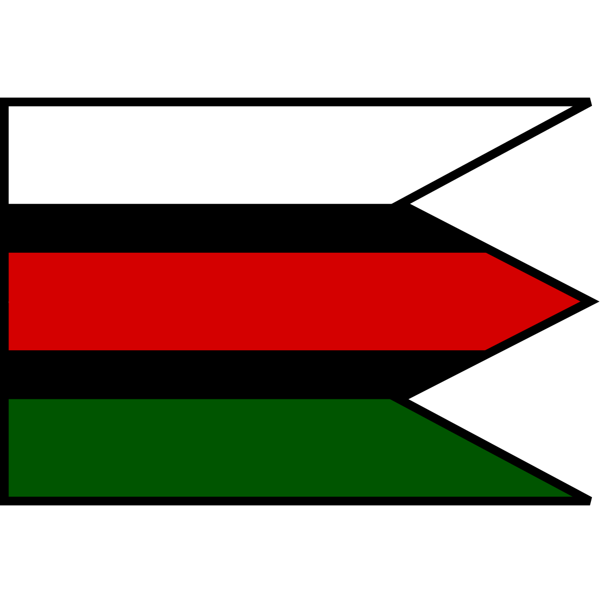 Flag of Karná, Region of Prešov