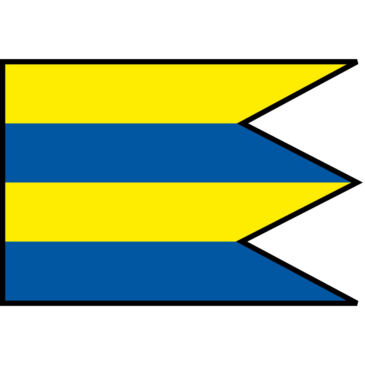 Flag of Kasárne, Region of Žilina