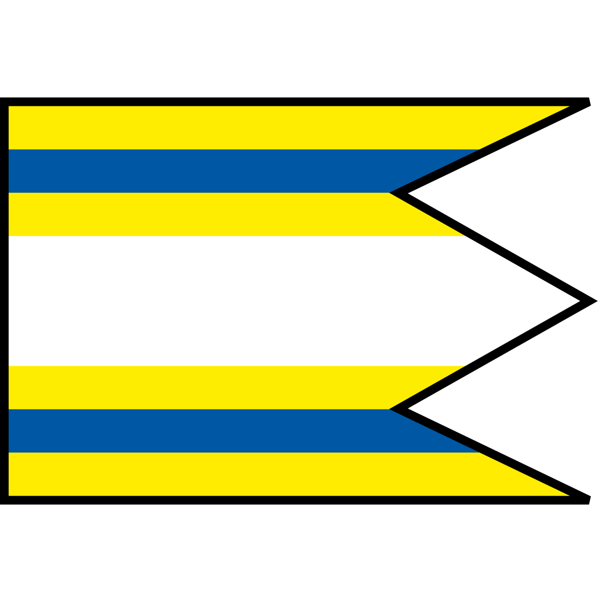 Flag of Kátov, Region of Trnava