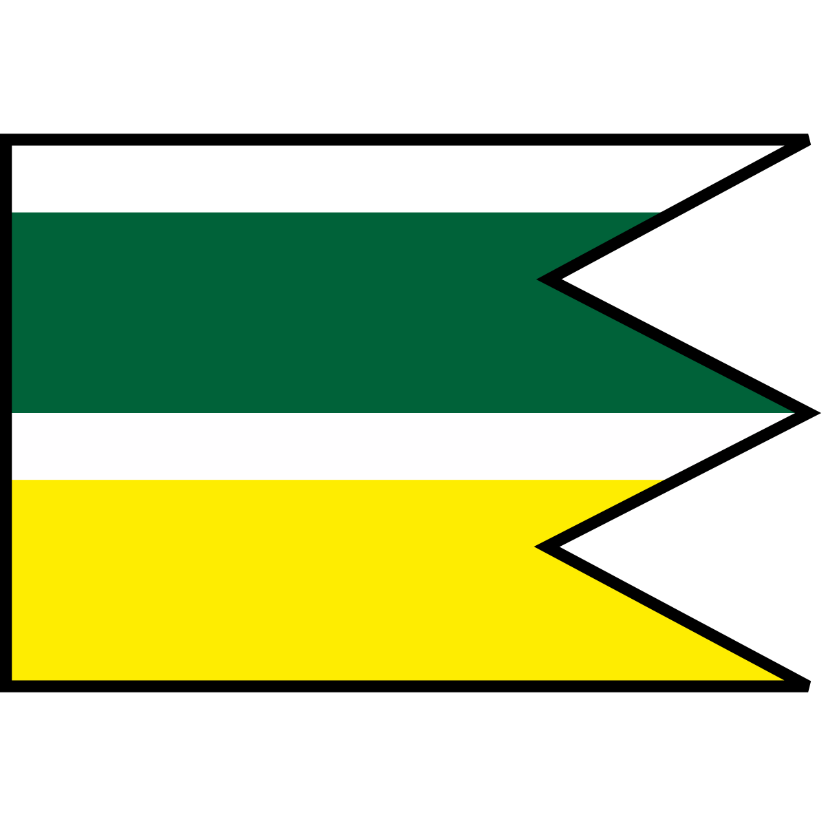 Flag of Kecerovce, Region of Košice