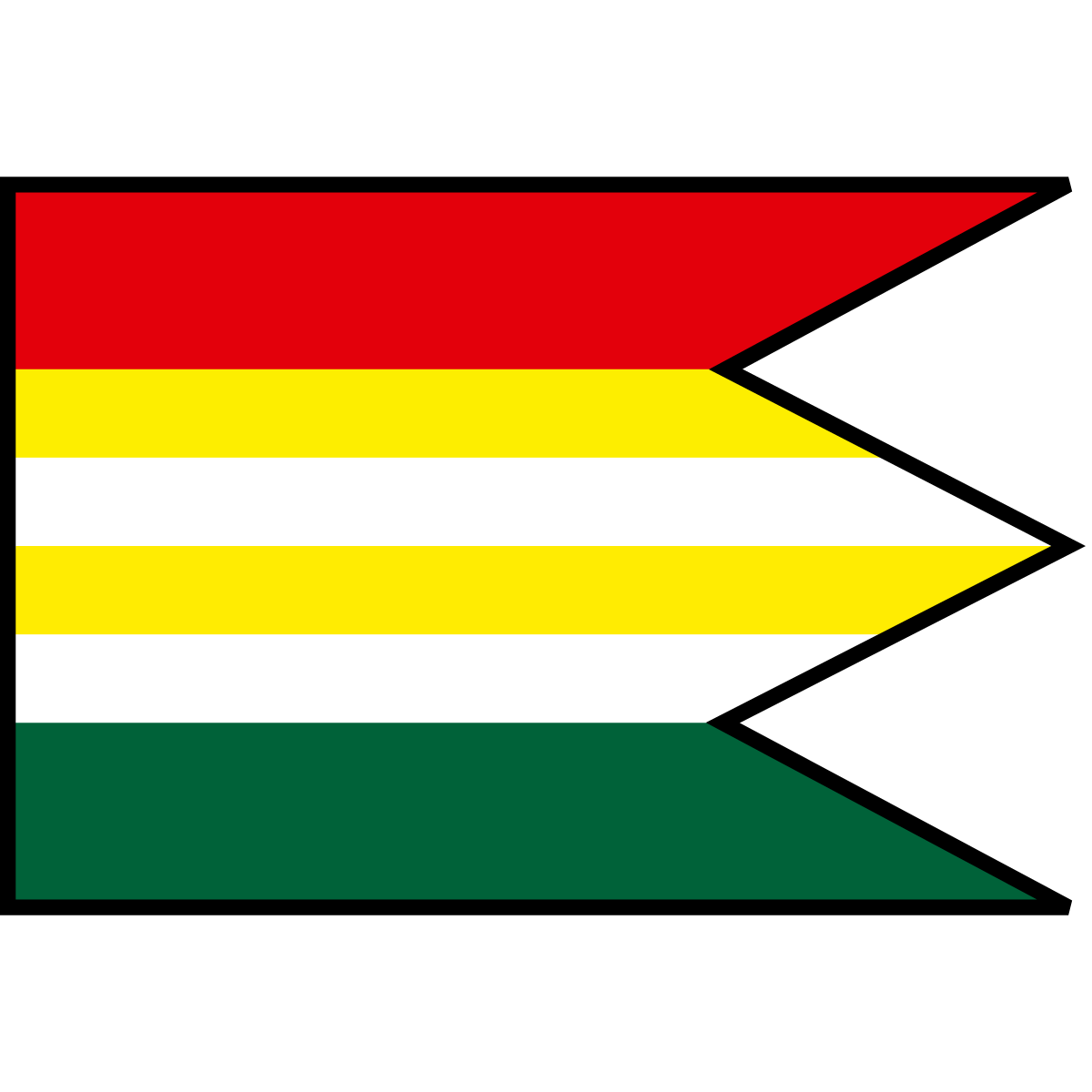 Flag of Kendice, Region of Prešov