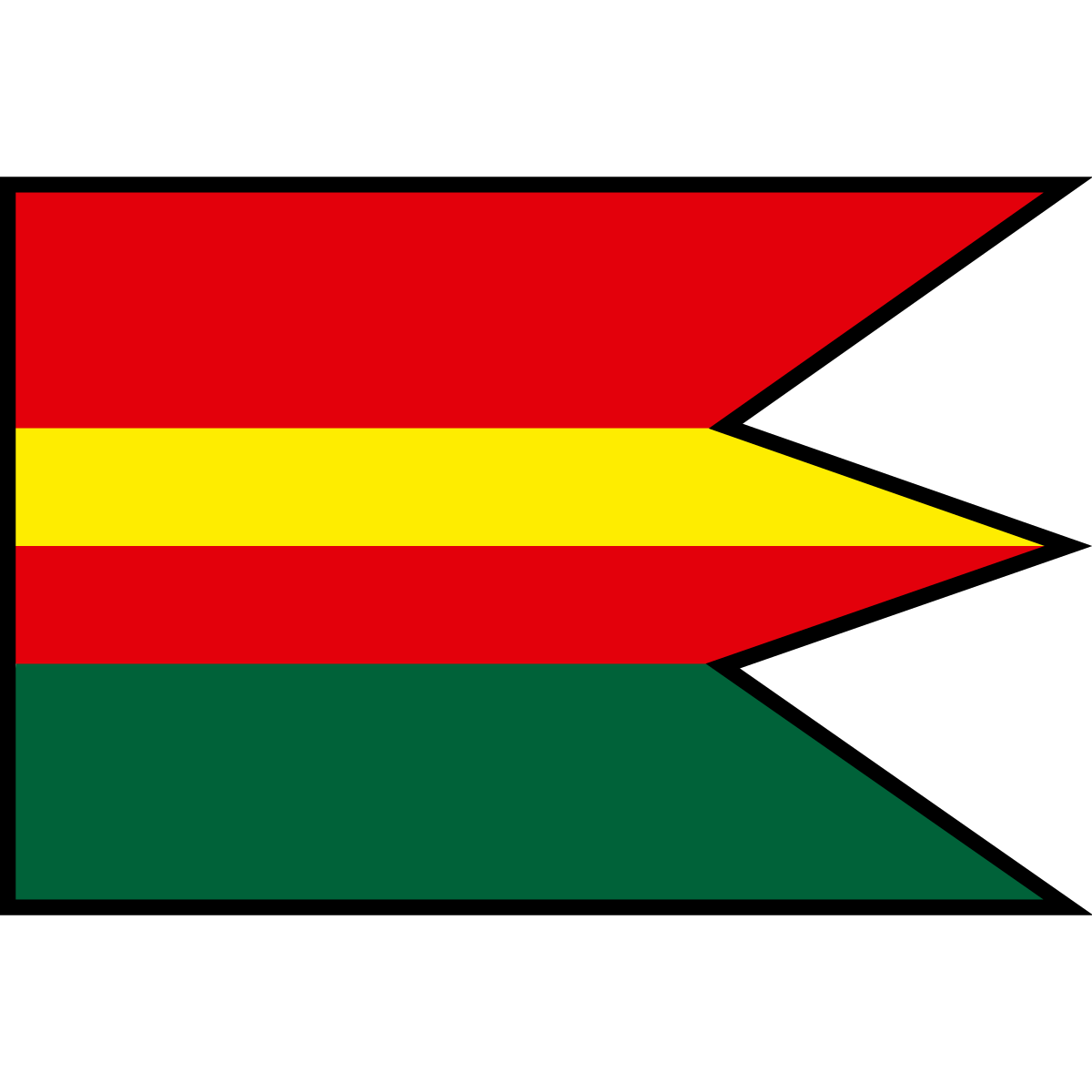 Flag of Kľače, Region of Žilina