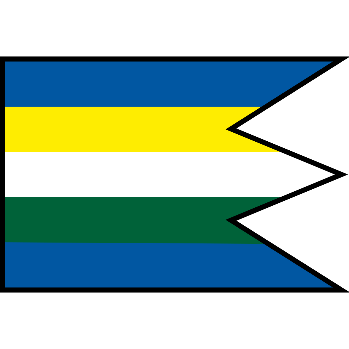 Vlajka mesta Kľačno, Trenčiansky kraj