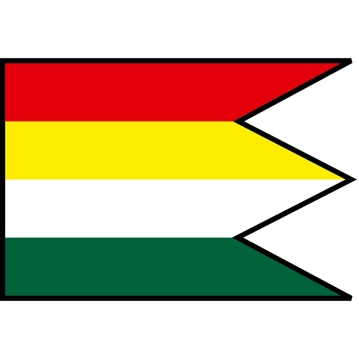 Flag of Klátova Nová Ves, Region of Trenčín