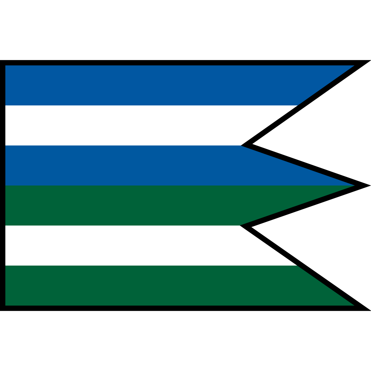 Flag of Kľučiareň, Region of Nitra