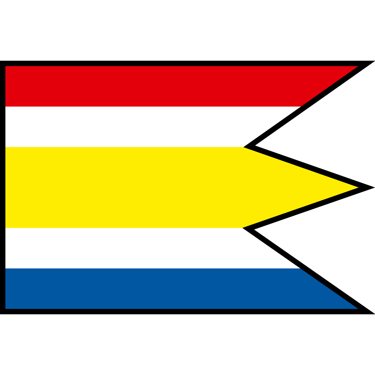 Flag of Kmeťovo, Region of Nitra