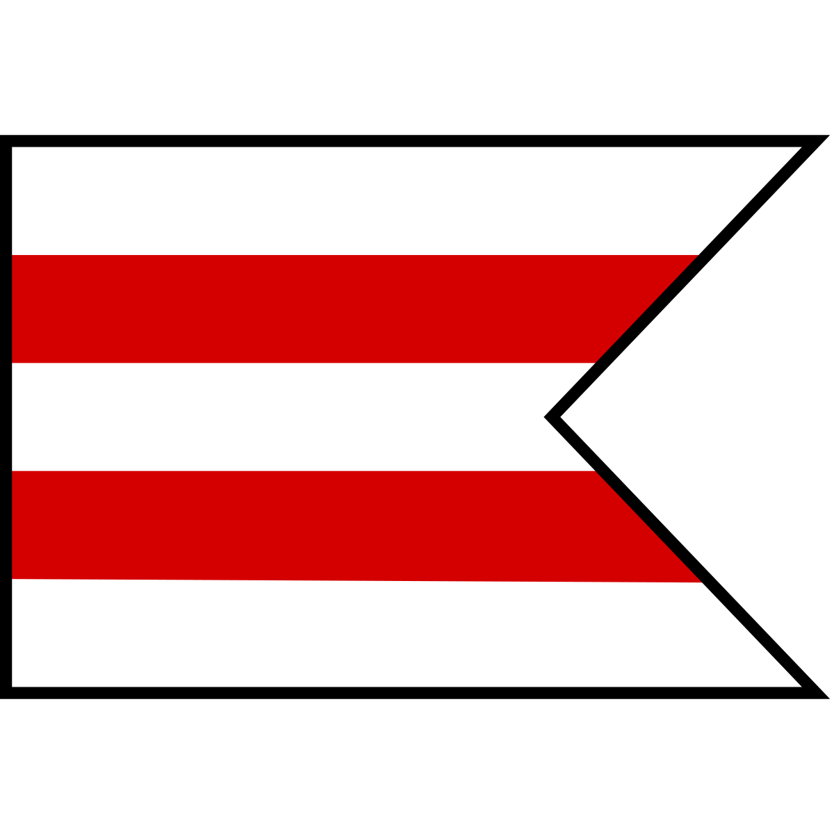 Flag of Kňažia, Region of Žilina