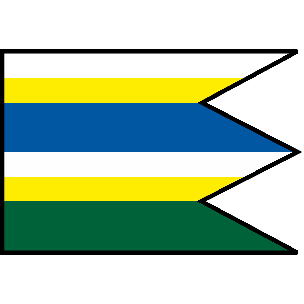 Flag of Kobylnice, Region of Prešov