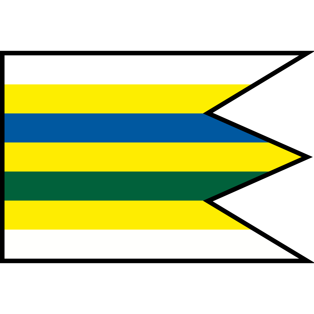 Flag of Kojatická Dolina, Region of Prešov
