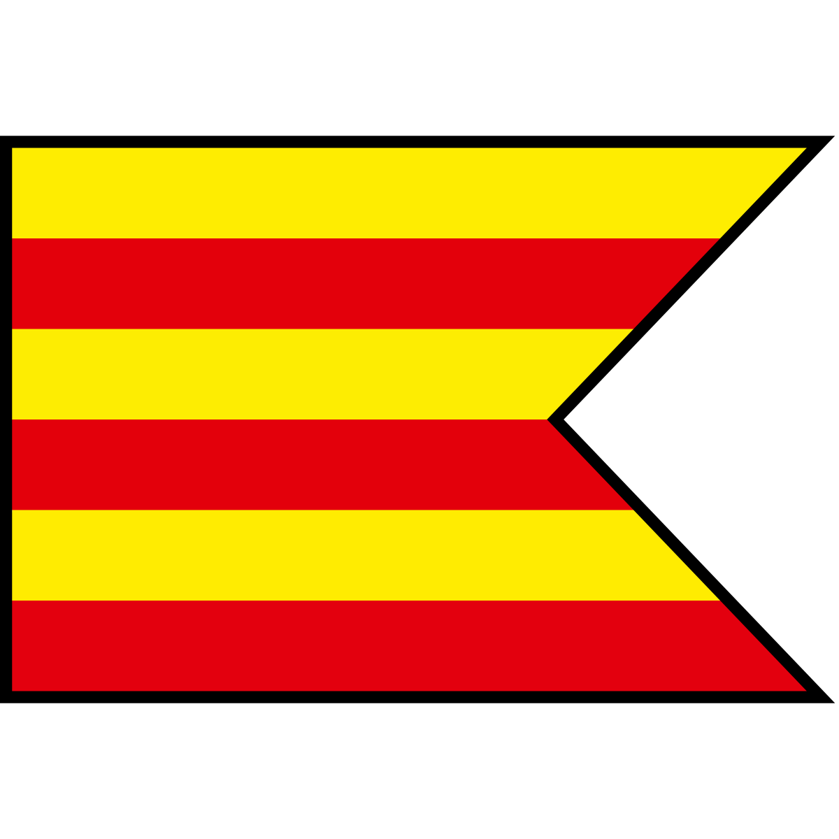 Flag of Kolačín, Region of Trenčín