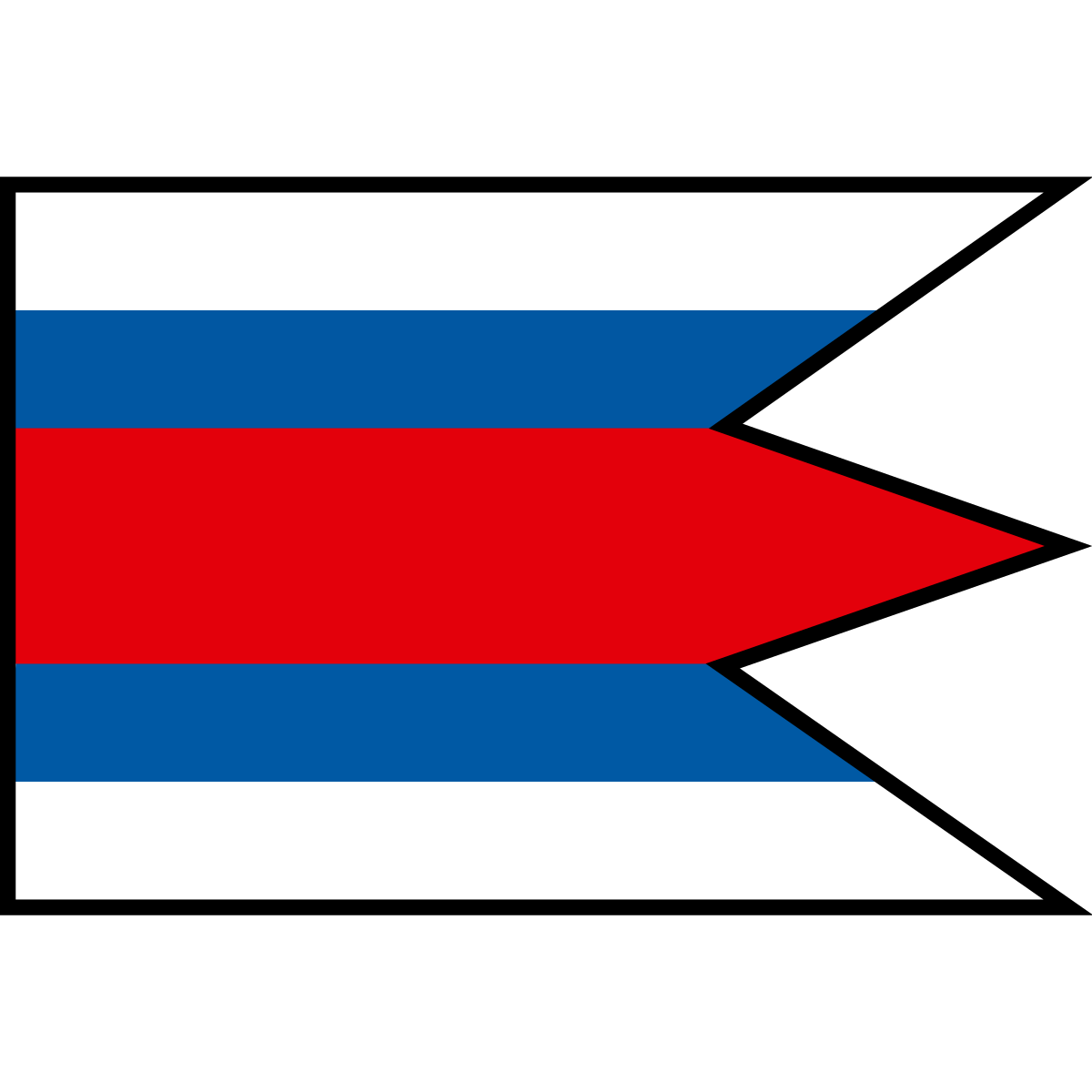 Flag of Kolačno, Region of Trenčín