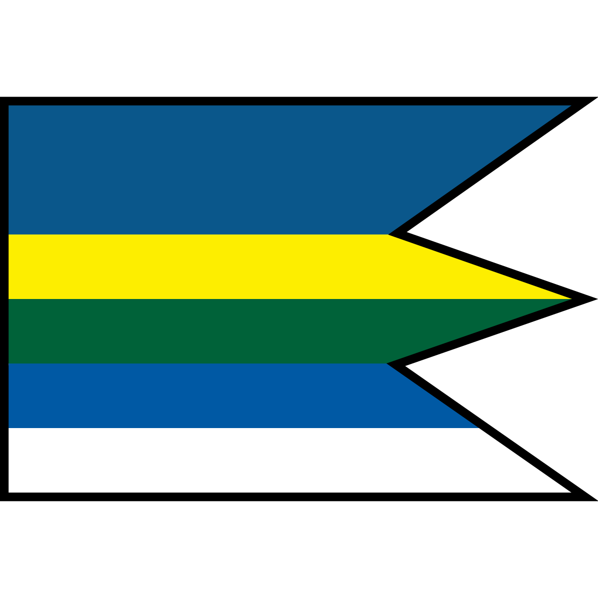 Flag of Kolibabovce, Region of Košice