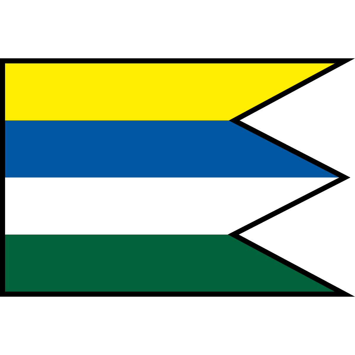Flag of Komárno, Region of Banská Bystrica