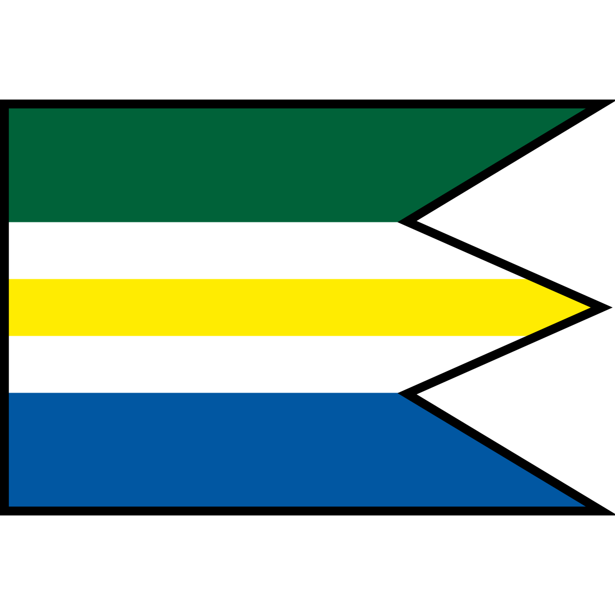 Flag of Komárov, Region of Prešov