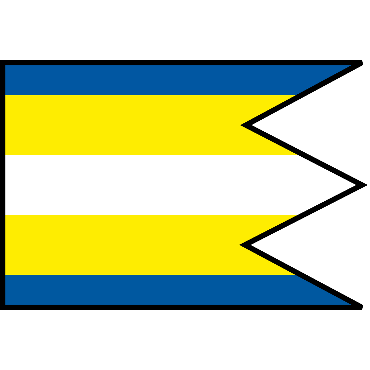 Flag of Komjatice, Region of Nitra